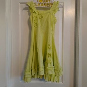 Naartjie Girl Green Dress Size 8 years